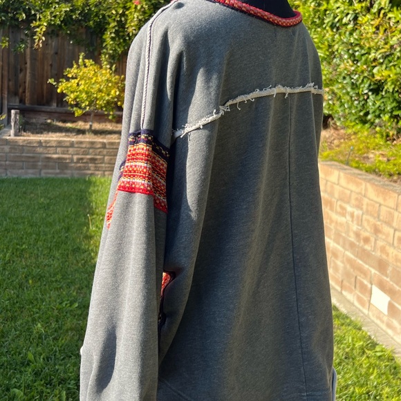 NATURAL LIFE Charcoal Red Knit Top - Picture 4 of 7